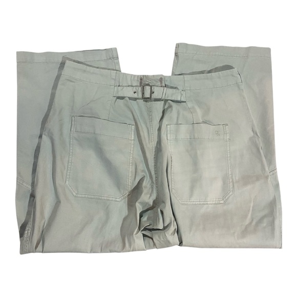 Anthropologie Pilcro The Arin Mid-Rise Button-Front Barrel Pants NWT 33 - Picture 3 of 6